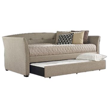 Richlands Furniture Montgomery Daybed with Trundle in Natural Herringbone, , large