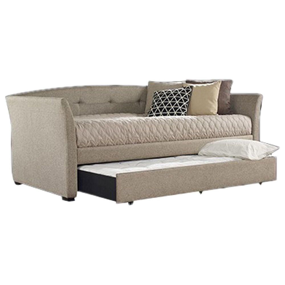 Richlands Furniture Montgomery Daybed with Trundle in Natural Herringbone, , large