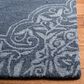 Safavieh Micro-Loop 4" x 6" Grey and Navy Area Rug, , large