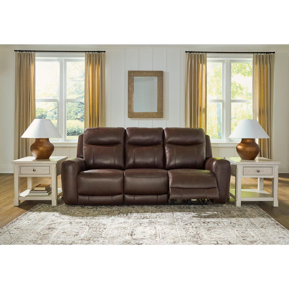Ashley Gravier Power Reclining Sofa with Adjustable Headrest in Cordova, , large