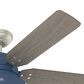 Hunter Mill Valley 52" Outdoor Ceiling Fan with Light in Indigo Blue, , large
