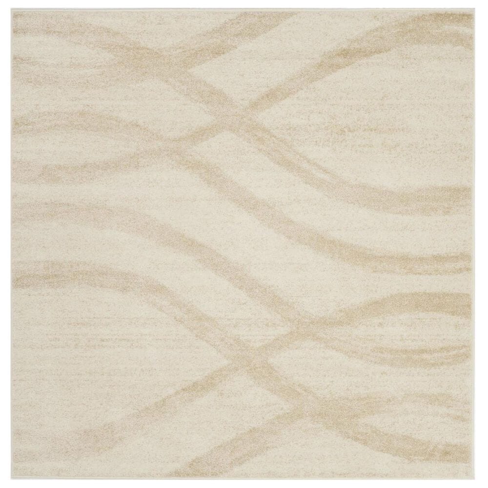 Safavieh Adirondack ADR125W 4&#39; Square Cream and Champagne Area Rug, , large