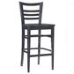 Linon Home Decor Blairmont Bar Stool in Deep Brown Stain, , large