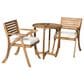 Hearth and Haven Hermosa 3-Piece Outdoor Dining Set in Cream, , large