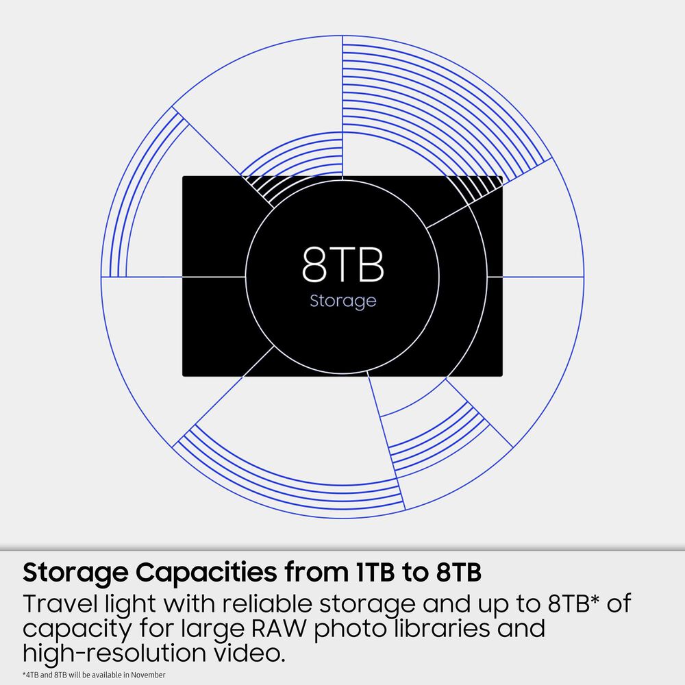 Samsung 2TB P9 Portable SSD in Black, , large
