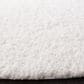 Safavieh August Shag AUG900A 6"7" Round White Area Rug, , large