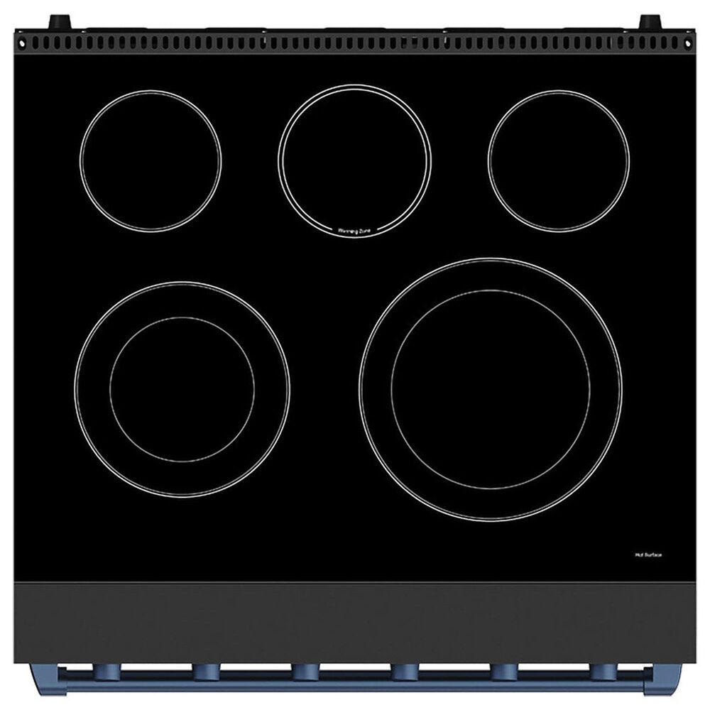 Thor Kitchen Gordon Ramsay 30" Professional Electric Range with Navy Blue Handle Kit in Black, , large