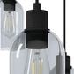 Hunter Lochmeade 3-Light Linear Pendant Cluster in Natural Iron, , large