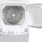 GE Appliances Unitized Spacemaker Gas Stack Laundry in White, , large
