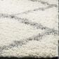 Safavieh Dallas Shag SGD257F-4 4" x 6" Ivory/Grey Area Rug, , large