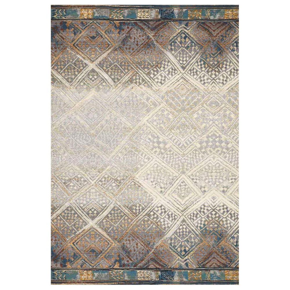 Loloi Mika 3"11" x 5"11" Ivory and Mediterranean Area Performance Rug, , large
