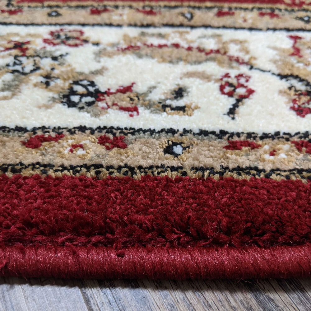 Radici USA Como 1596 Red 5'5" x 7'7" Area Rug, , large