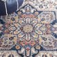 Safavieh Astoria 4" x 6" Blue and Rust Area Rug, , large