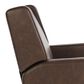 Lifestyle Solutions Emerson Manual Swivel Rocker Recliner in Brown, , large