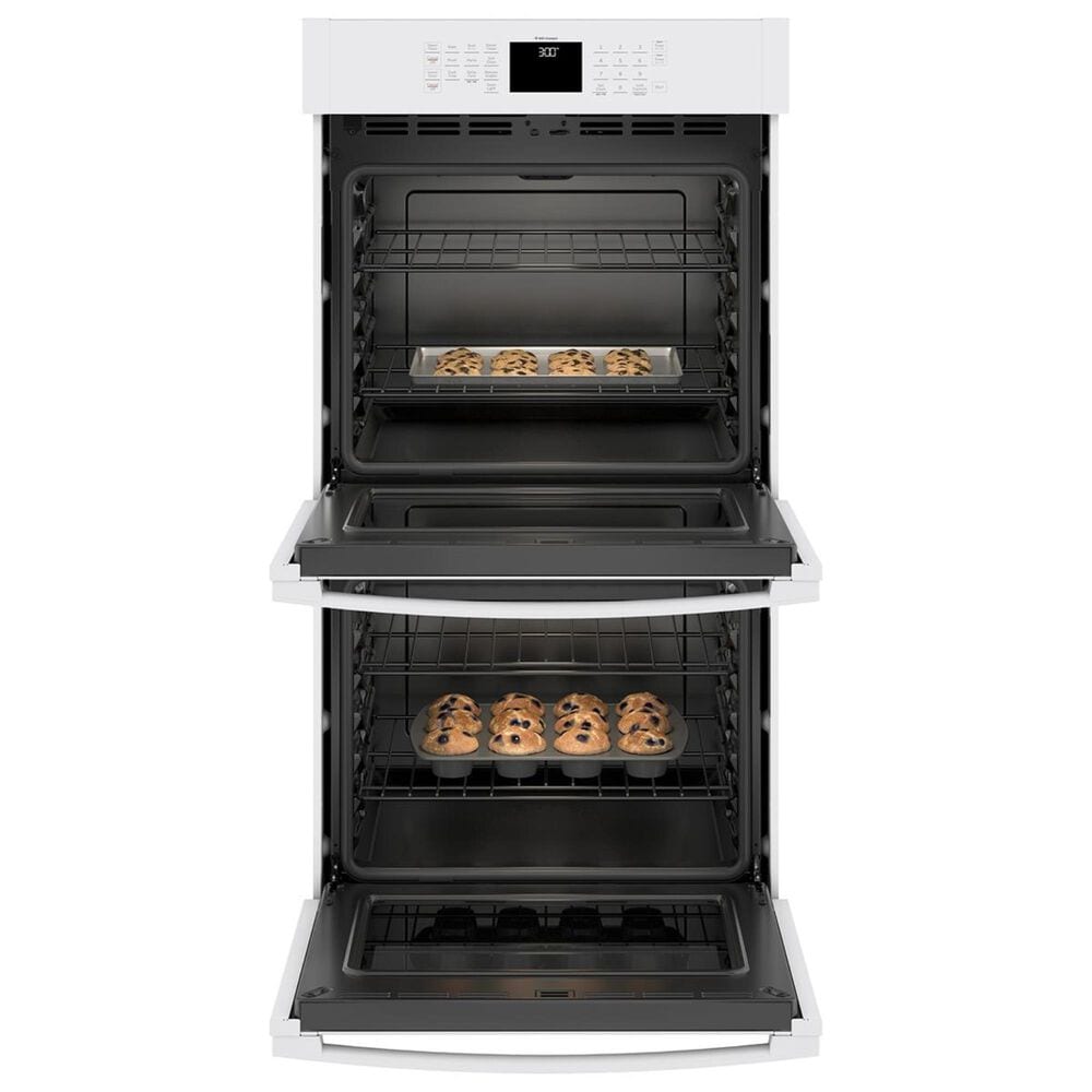 GE Appliances 27" Built-In Double Wall Oven in White, , large