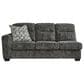 Ashley Lonoke 2-Piece Stationary Sectional Set with Right-Arm Facing Corner Chaise in Gunmetal, , large