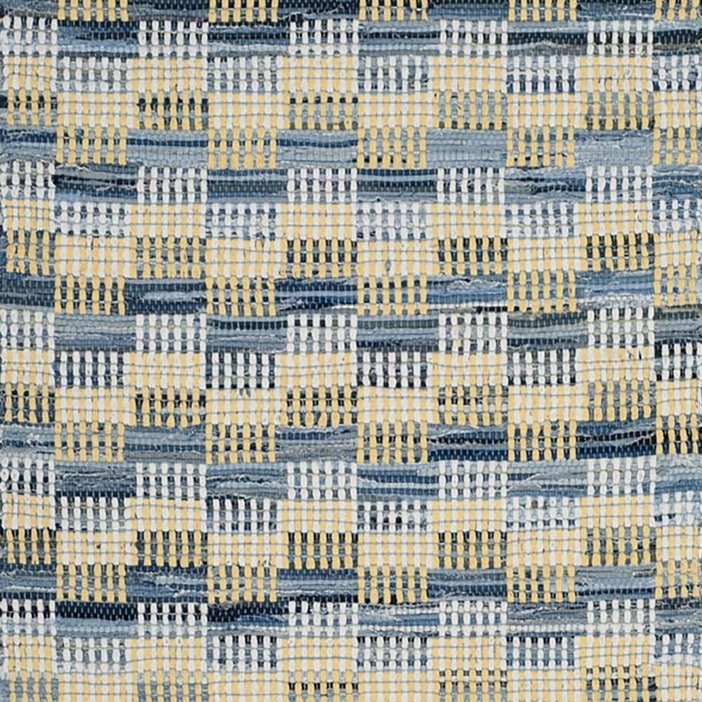 Safavieh Montauk Geometric 6&#39; Square Gold and Multicolor Area Rug, , large