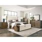Ashley Marxmore 4 Piece Queen Upholstered Storage Bedroom Set in Brown, , large
