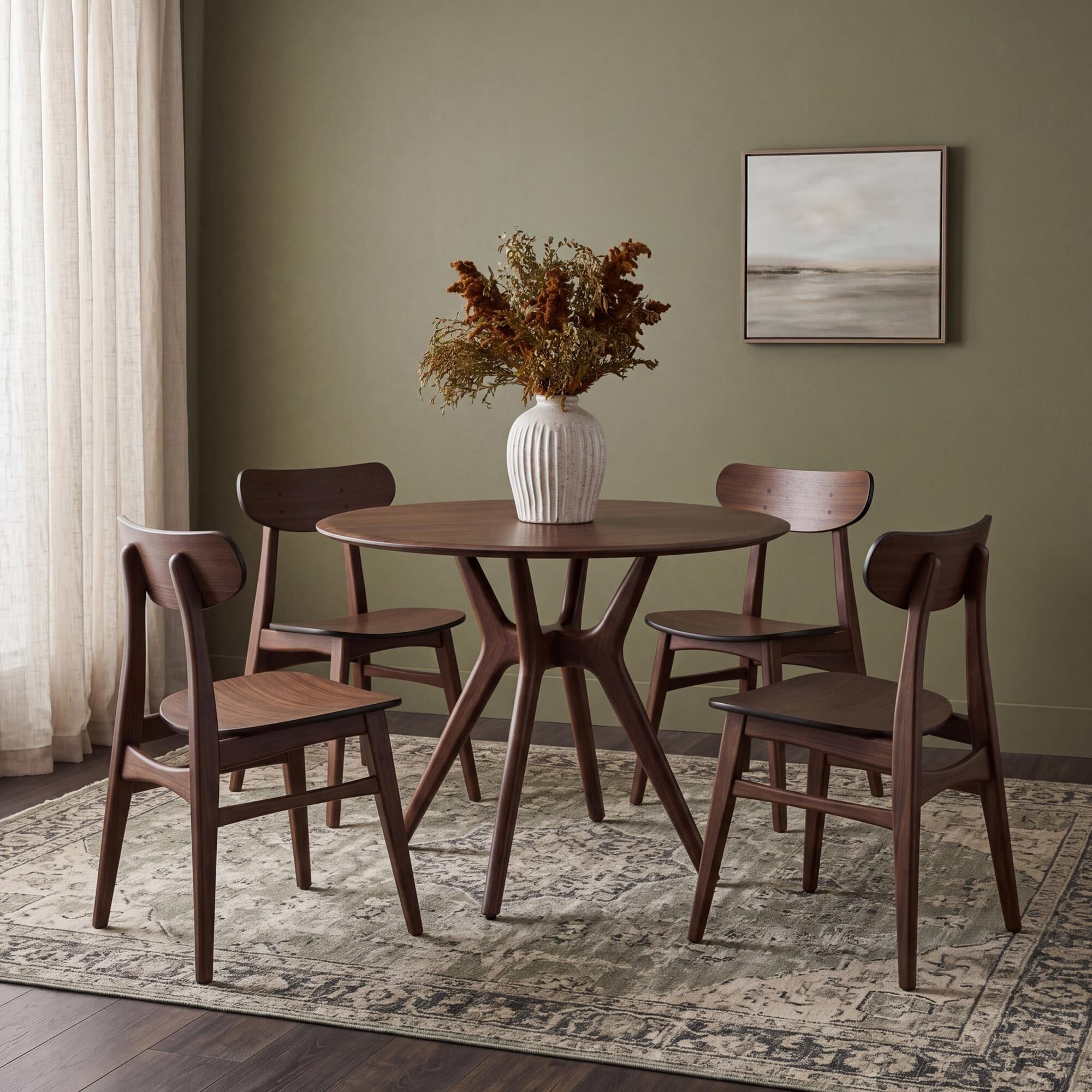Greenington Furniture Sitka Dining Table in Black Walnut -Table Only