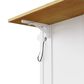 HOMLUX 3-Piece 48" Kitchen Island Set in White, , large