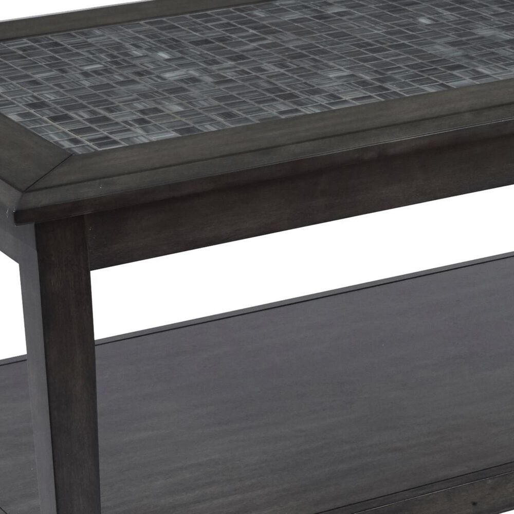 Waltham Cocktail Table with Lower Shelf in Grey, , large