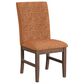 37B Santa Barbara Side Chair with Orange Cushion in Walnut, , large