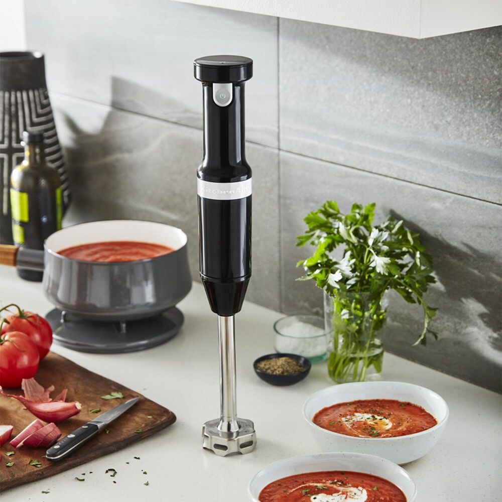 KitchenAid Cordless Variable Speed Hand Blender in Onyx Black
