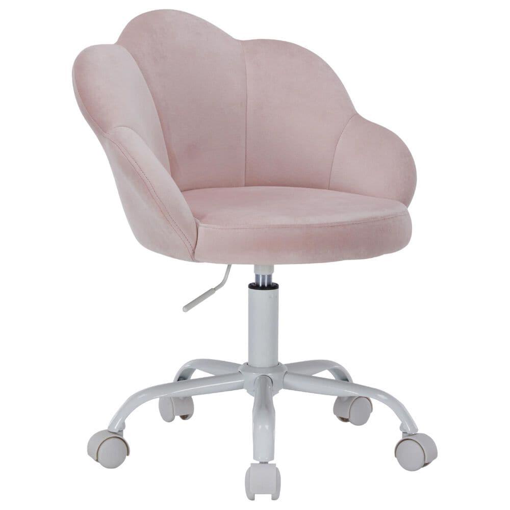 Impressions Vanity Kids" Dominique Swivel Vanity Chair in Light Pink, , large