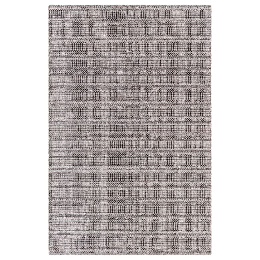 Surya Hickory 9" x 12" Dark Brown, Beige, Gray and Charcoal Area Rug, , large
