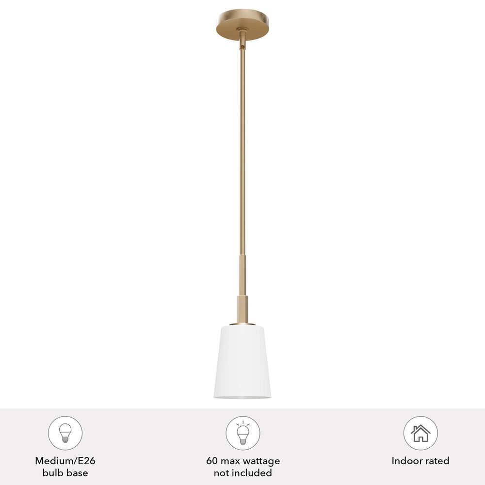 Hunter Nolita Mini 1-Light Pendant in Alturas Gold, , large