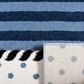 Safavieh Carousel Nautical 8" x 10" Navy and Ivory Kids Area Rug, , large