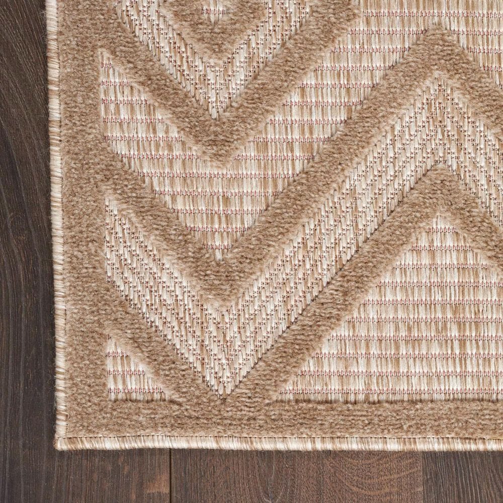Nourison Versatile 4&#39; x 6&#39; Natural Beige Indoor/Outdoor Area Rug, , large
