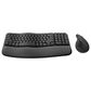 Logitech Ergo Wave Keys and Lift Combo in Graphite, , large