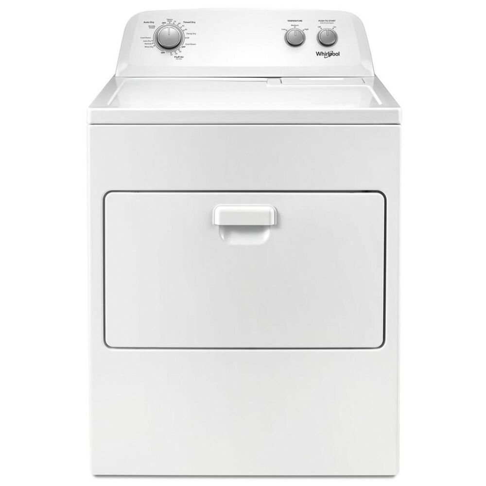 Whirlpool 7 Cu. Ft. Capacity Electric Dryer in White, , large