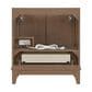 37B Kinsale 30" Single Bathroom Vanity Cabinet in Walnut Drift with White Composite Stone Top and Backsplash, , large