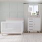 Eastern Shore Rowan 4-In-1 Convertible Crib in Ash Linen White, , large
