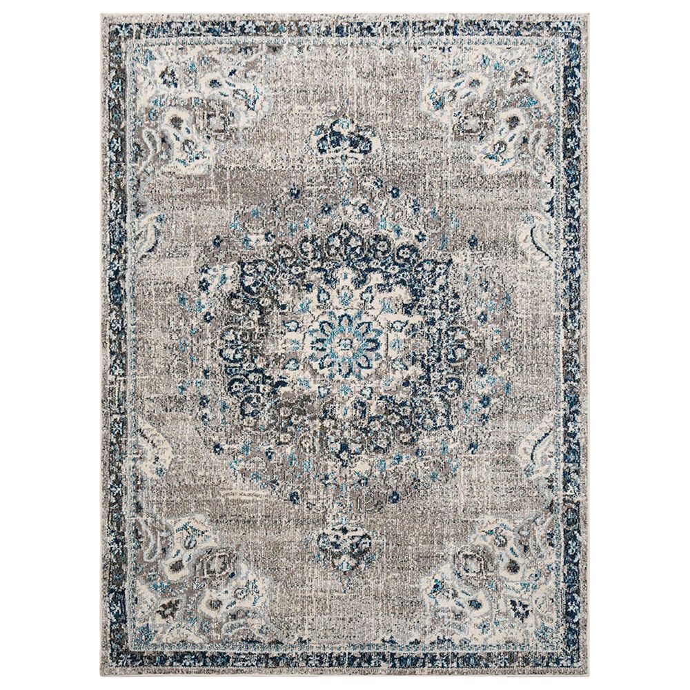 Amer Rugs Montana 2" x 3" Teal Area Rug, , large