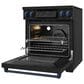 Thor Kitchen Gordon Ramsay 4.8 Cu. Ft. Professional Induction Range with Blue Handle Kit in Black, , large