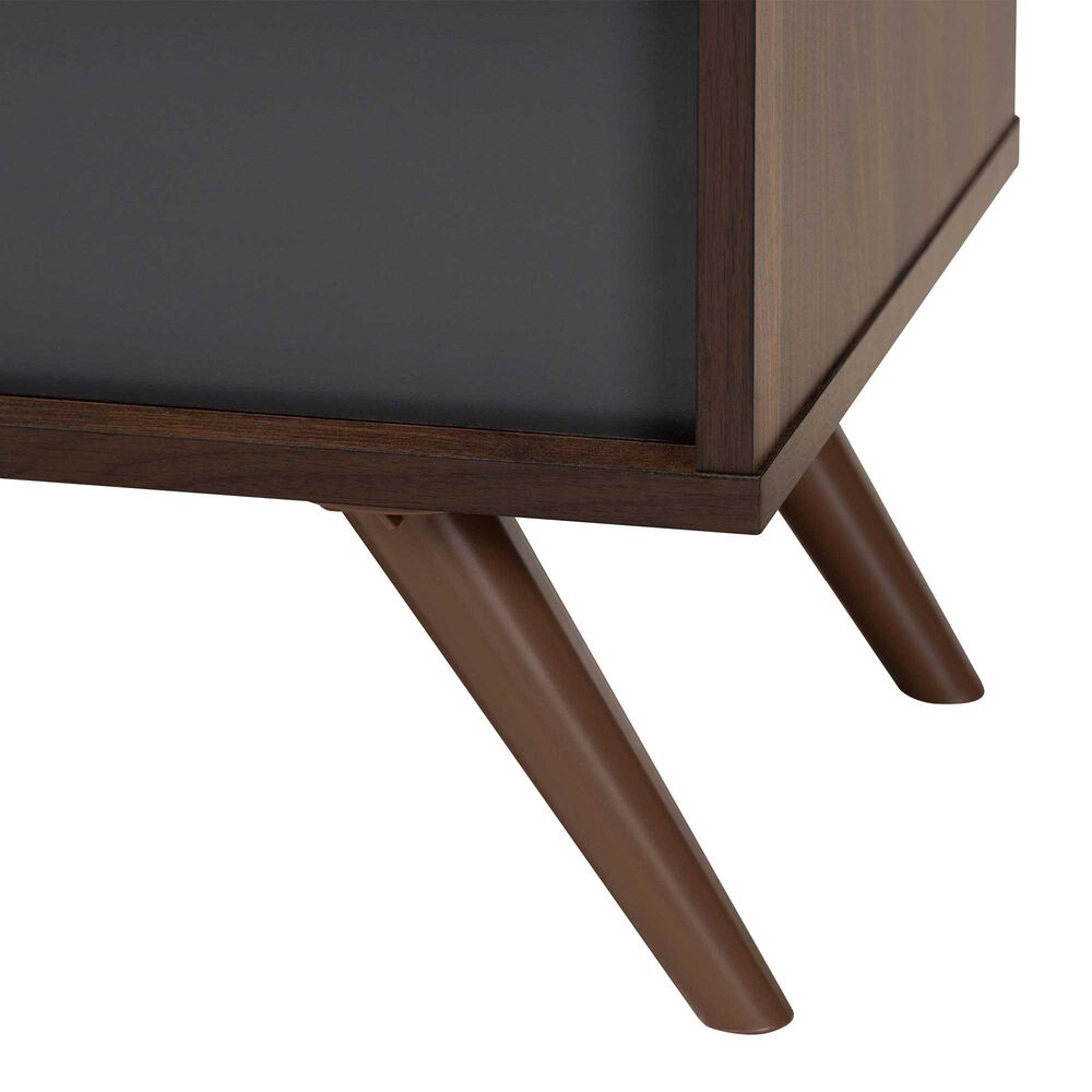 Baxton Studio Naoki 70&quot; TV Stand in Grey and Walnut, , large