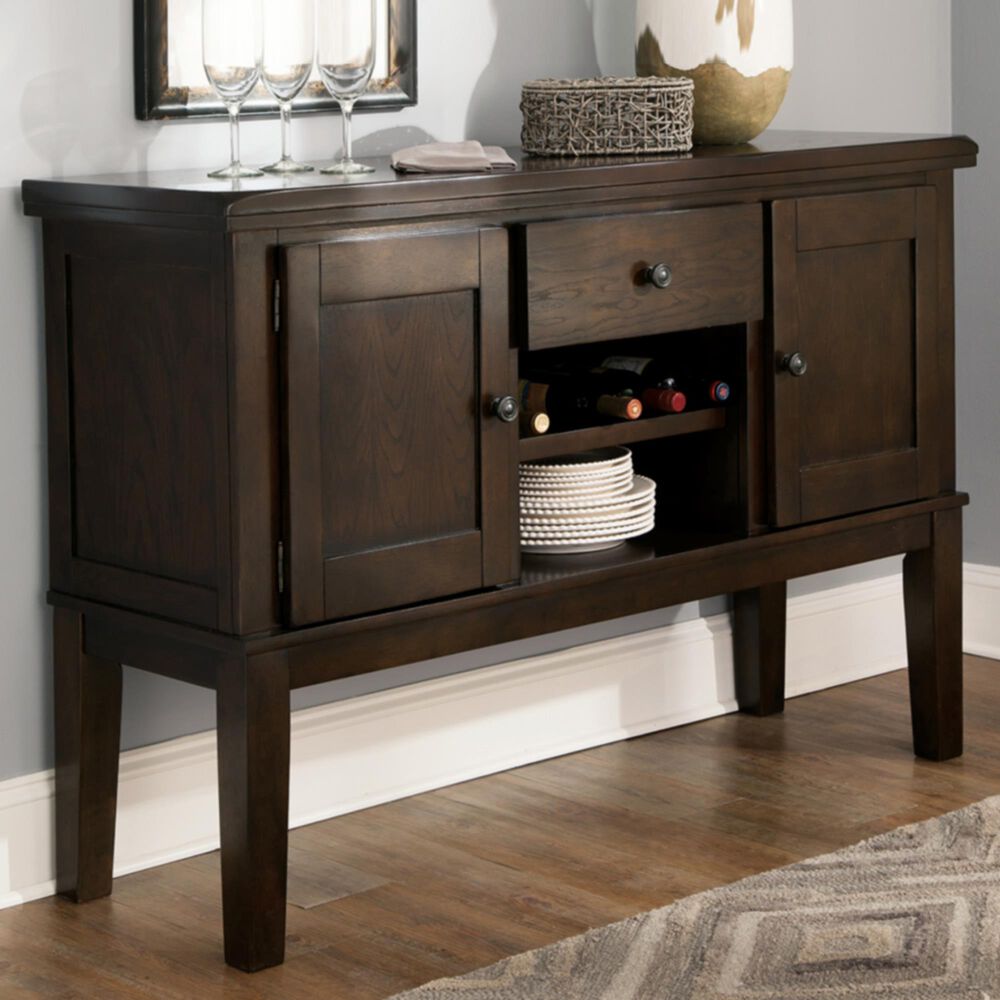 Ashley Haddigan Dining Room Server in Dark Brown, , large