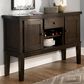 Ashley Haddigan Dining Room Server in Dark Brown, , large