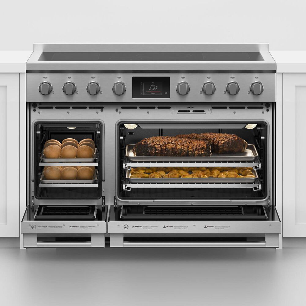 Fisher &amp; Paykel 48&quot; Smart Freestanding Induction Range in Stainless Steel, , large