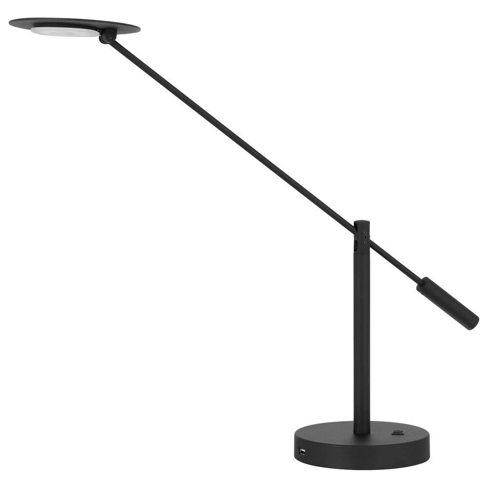 Cal Lighting Haloline Desk Lamp in Sand Black, , large