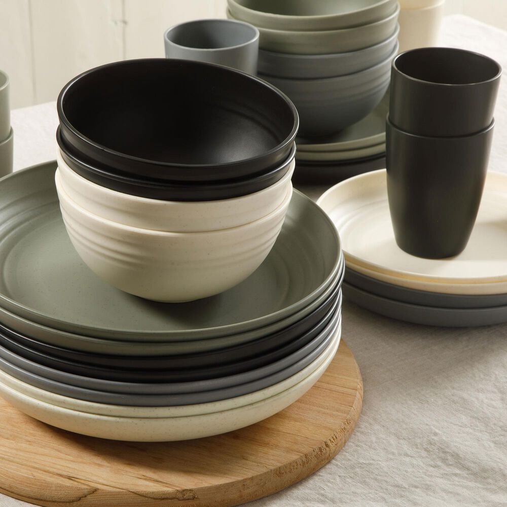 Gibson Overseas, Inc Carmel Haze 32-Piece Dinnerware Set, , large