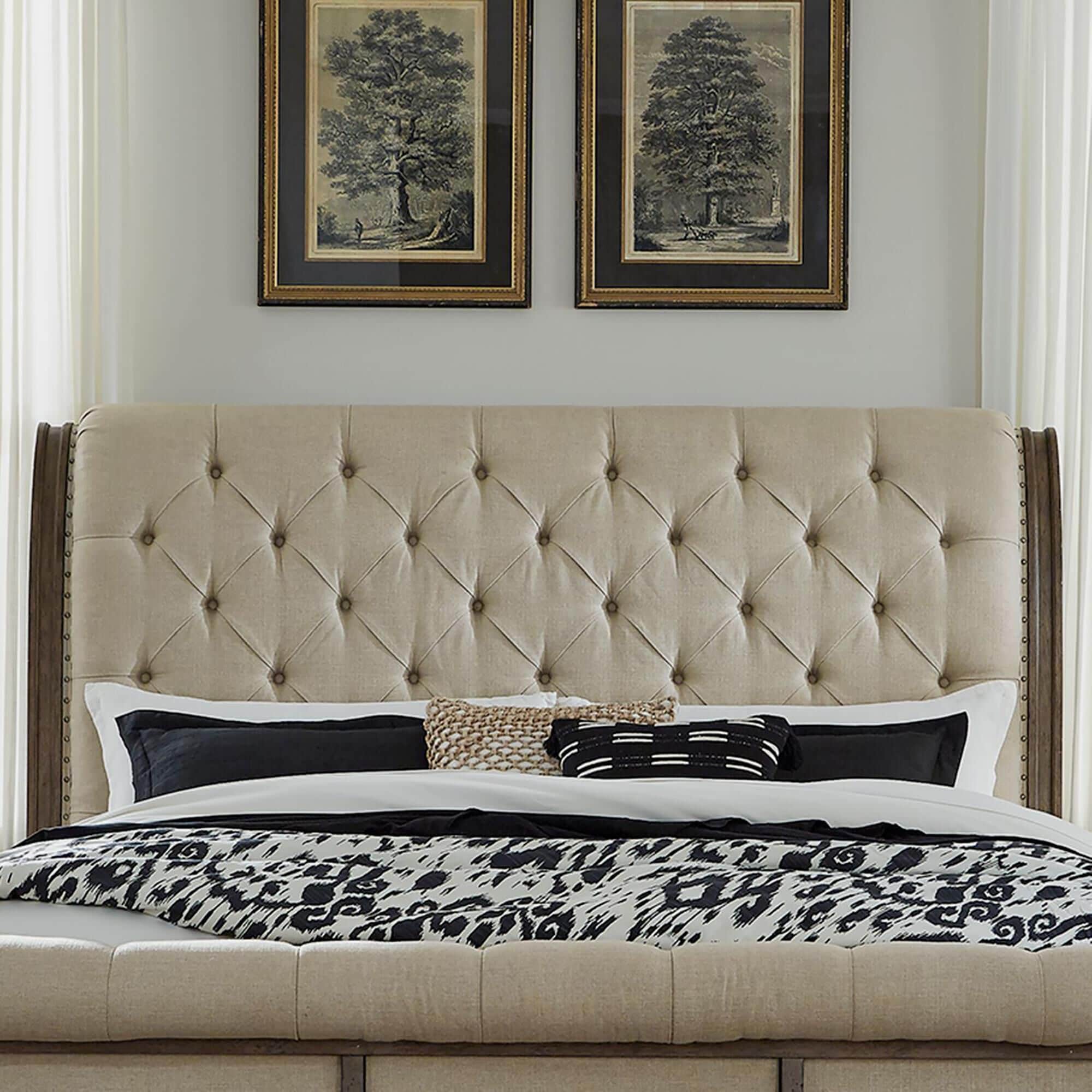 Nebraska furniture mart shop upholstered bed