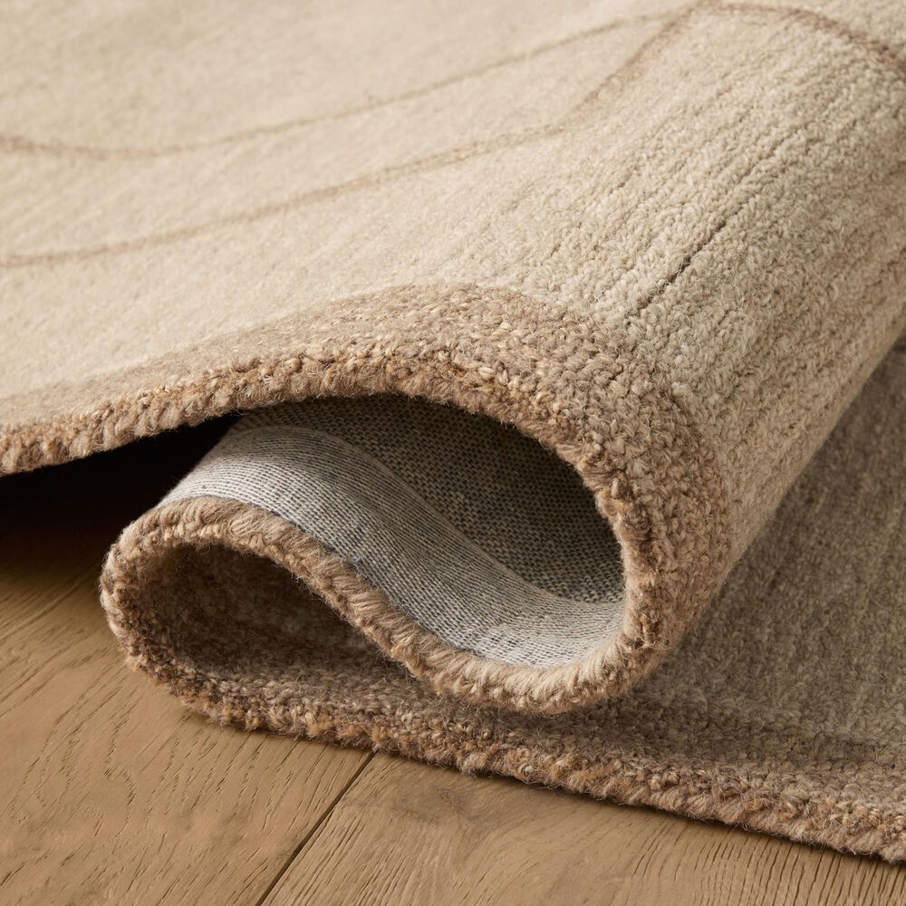 Jeremiah Brent x Loloi Barrow Beige and Taupe 2&#39;6&quot; x 9&#39;9&quot; Runner, , large