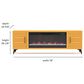 Endress International Malibu 78" Fireplace TV Stand in Lemon, , large