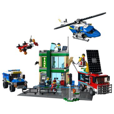 LEGO City Police Chase at The Bank Building Set, , large