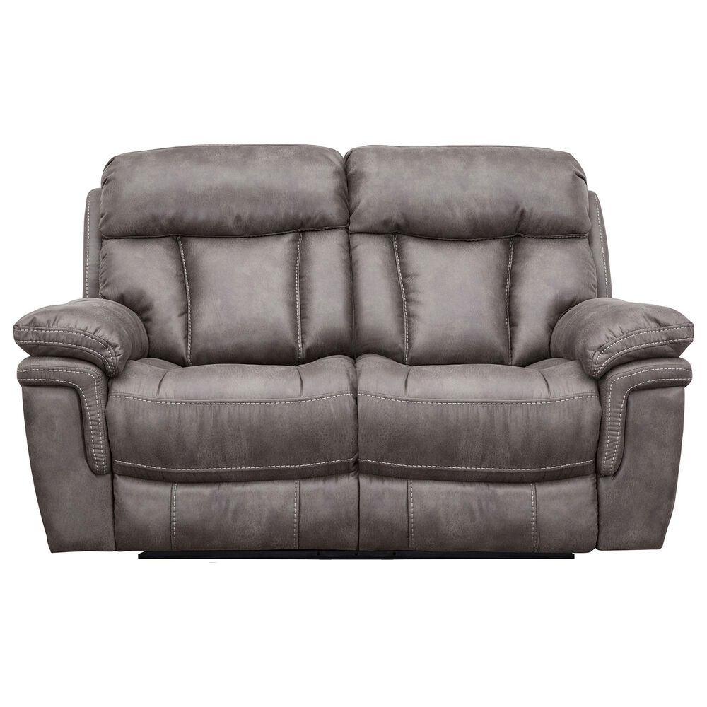Blue River Estelle Power Reclining Loveseat in Gunmetal, , large