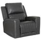 Linon Home Decor Izaiah Power Glider Recliner in Grey, , large